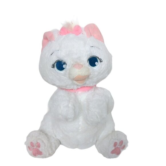 Disney Parks Babies Aristocats Marie White Cat Kitten Plush Stuffed Animal 11" - Picture 1 of 6